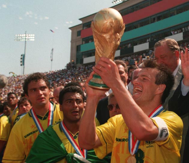 Brazil were champions in 1994, the last time the USA staged the Fifa World Cup
