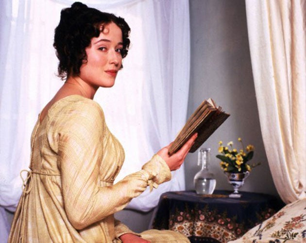 Between the covers: Jennifer Ehle as Elizabeth Bennet, opposite Colin Firth's Mr Darcy, in the acclaimed 1995 BBC adaptation of 'Pride and Prejudice'