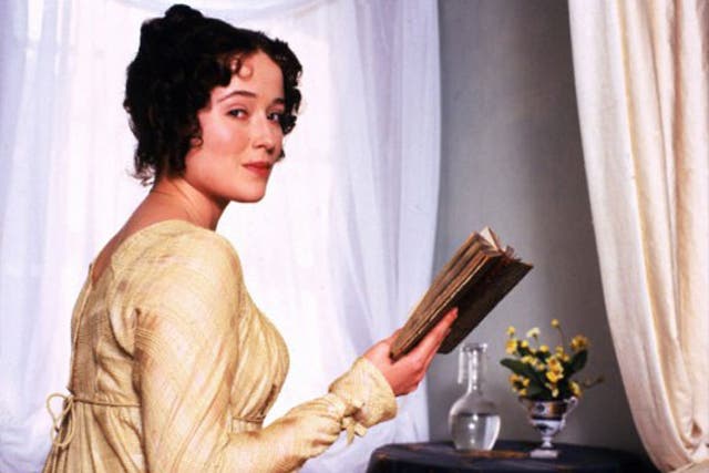 Between the covers: Jennifer Ehle as Elizabeth Bennet, opposite Colin Firth's Mr Darcy, in the acclaimed 1995 BBC adaptation of 'Pride and Prejudice' 