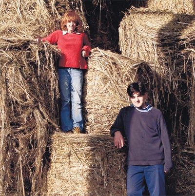 Making hay: Glynis Murray and Henry Braham