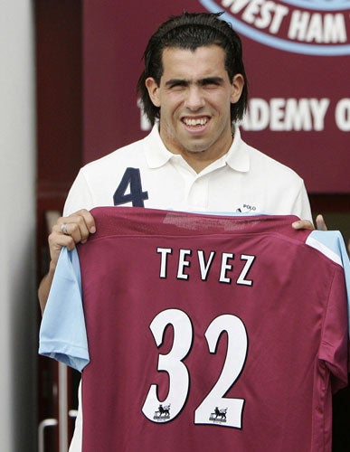 The Argentina international joined West Ham in August 2006