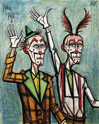 【安い低価】Bernard Buffet two big size engrawing 1950-70s . その他