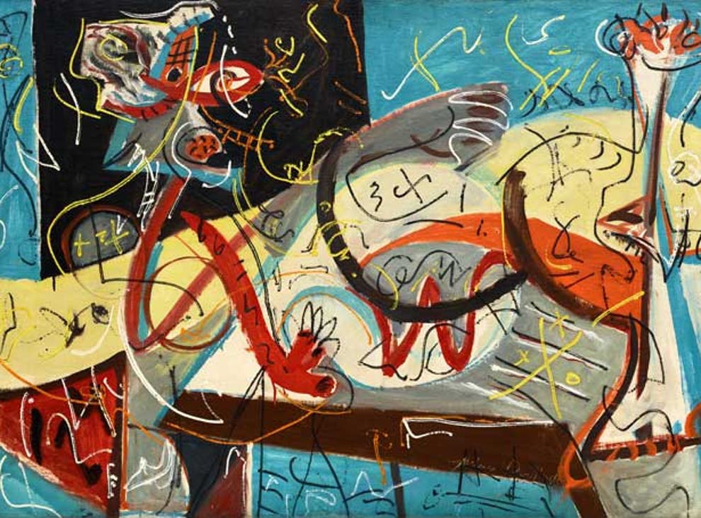 Great Works: Stenographic figure (1942), Jaskson Pollock | The Independent | The Independent