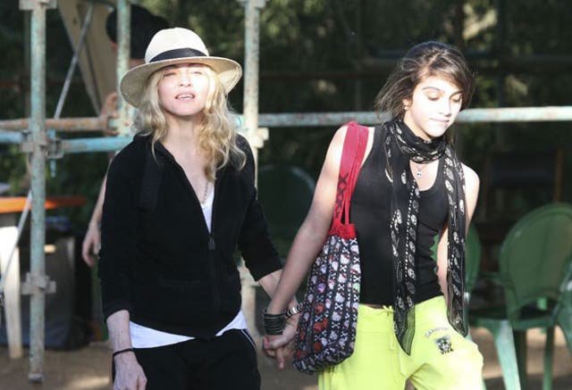 Madonna and her daughter Lourdes