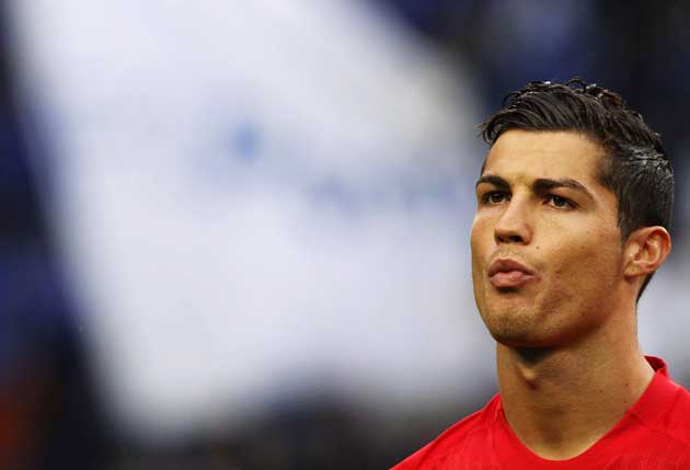 Ronaldo scored two goals against Tottenham to keep Sir Alex Ferguson's men three points clear of Liverpool