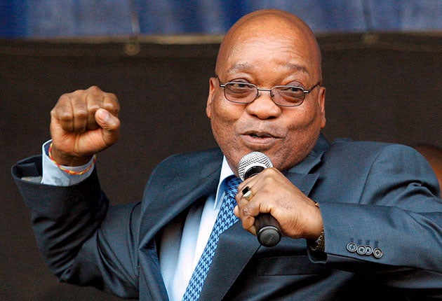 South African President Jacob Zuma will make a state visit to Britain in March
