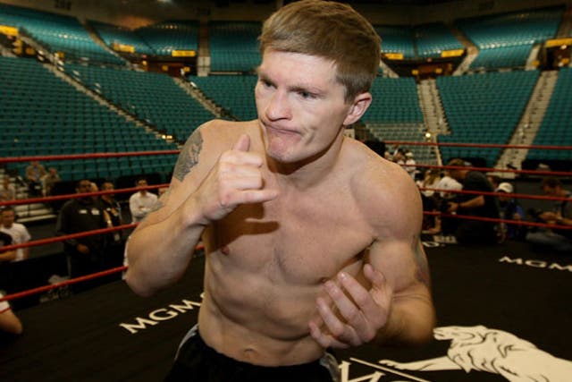 Ricky Hatton was admitted to hospital in Manchester