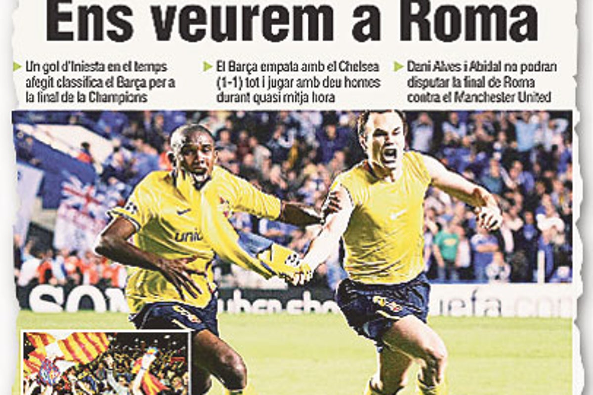 Barça look to Rome and chance to make history | The Independent | The ...