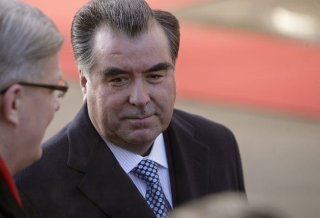 Tajikistan's President Emomali Rahmon is reportedly trying to promote secularism in the Muslim-majority country