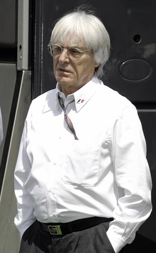 Formula One motor racing boss Bernie Ecclestone said he regretted the upset caused by his praise of Adolf Hitler's leadership.