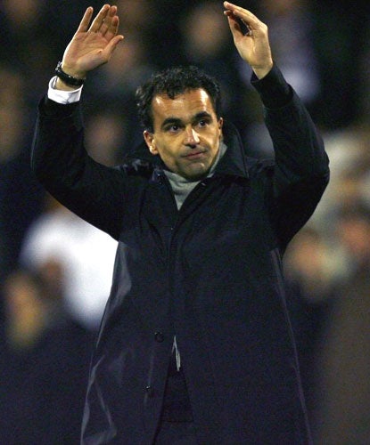 Roberto Martinez hopes to take charge at Wigan Athletic