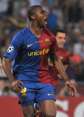 Eto'o has been offered a new deal by Barcelona