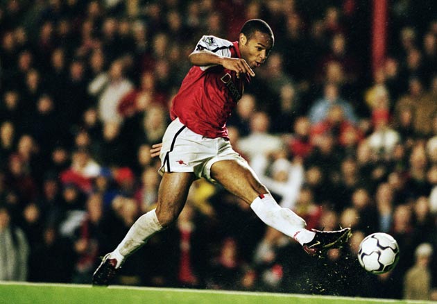 Thierry Henry took eight games to score his first goal for Arsenal