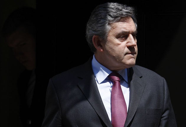 Prime Minister Gordon Brown was today urged to send a message to bank bosses at Lloyds that further jobs cuts would be &quot;totally unacceptable&quot;