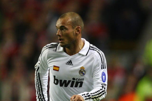 Sneijder had been linked with a move away from Madrid