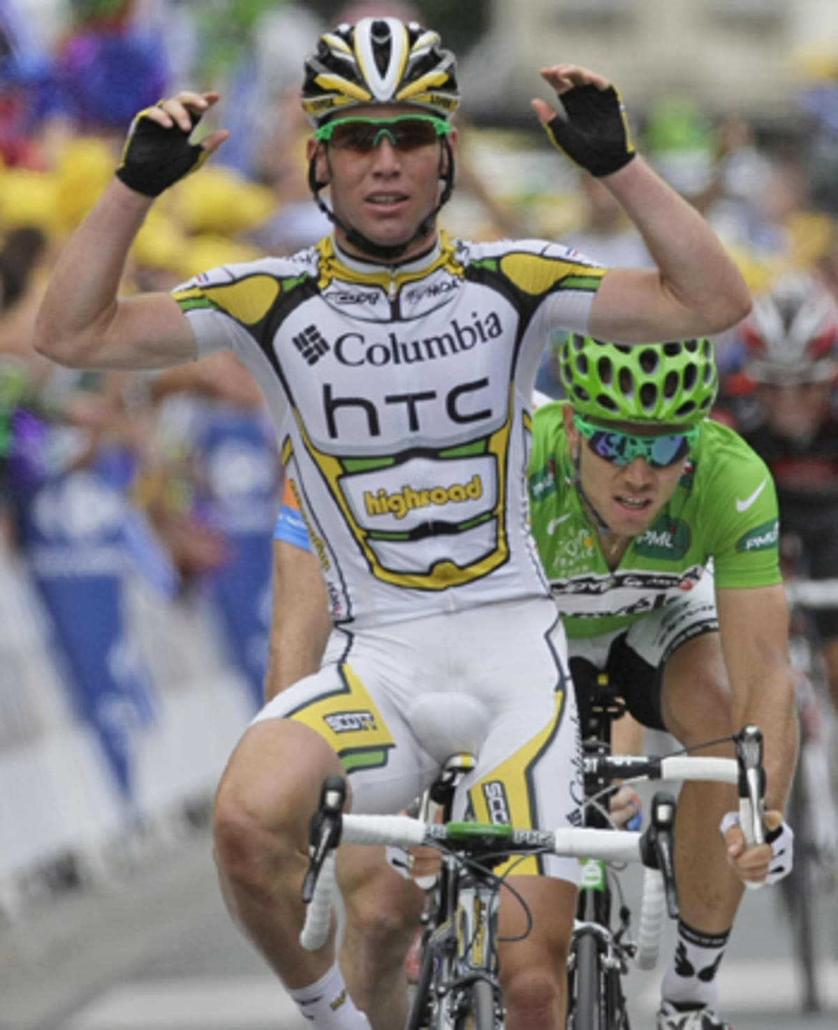 Tour de France: Cavendish sparkles to claim treble | The Independent ...