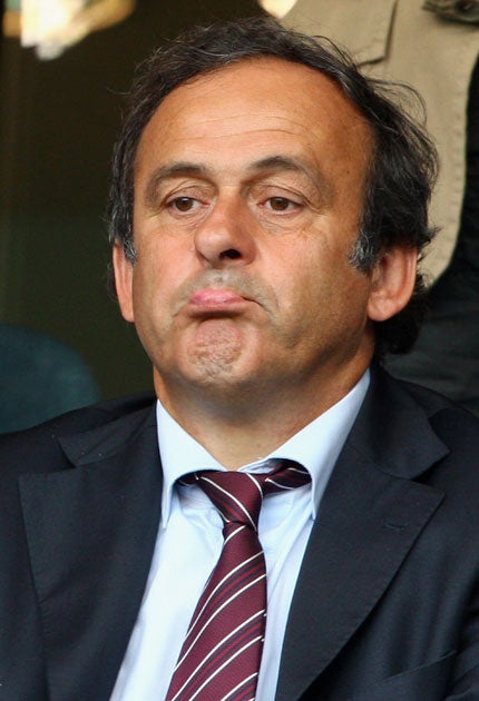 Platini has often been accused of disliking English football
