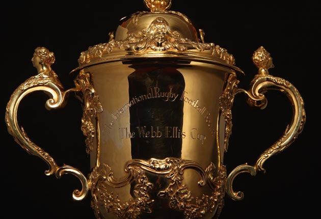 Thee Webb Ellis trophy will be contested in New Zealand later this year