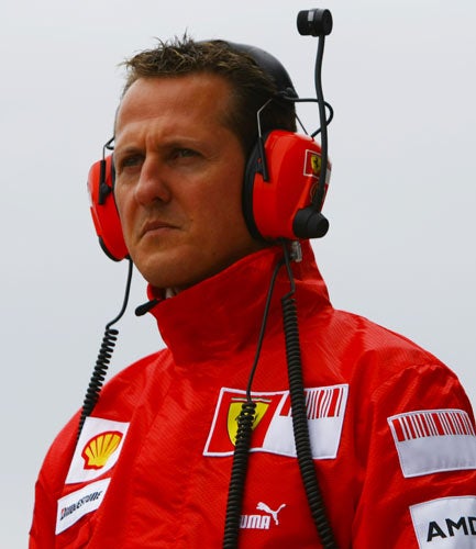 Schumacher came close to a return before injury ruled it out