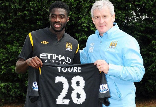 Toure joined City this summer