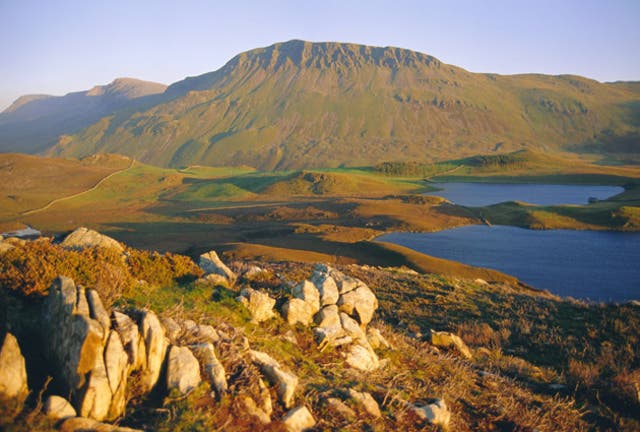 <p>Cader Idris and Cregennen Lake, in Snowdonia National Park</p>