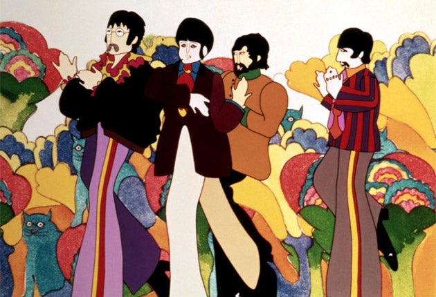 The Beatles - Two Of Us (Official Animated Video)