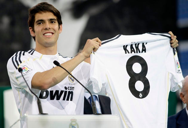Kaka joined Real over the summer