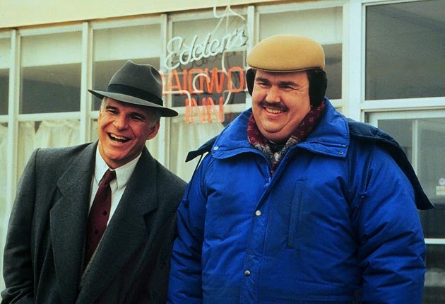 Steve Martin and John Candy in ‘Planes,Trains, and Automobiles’, 1987