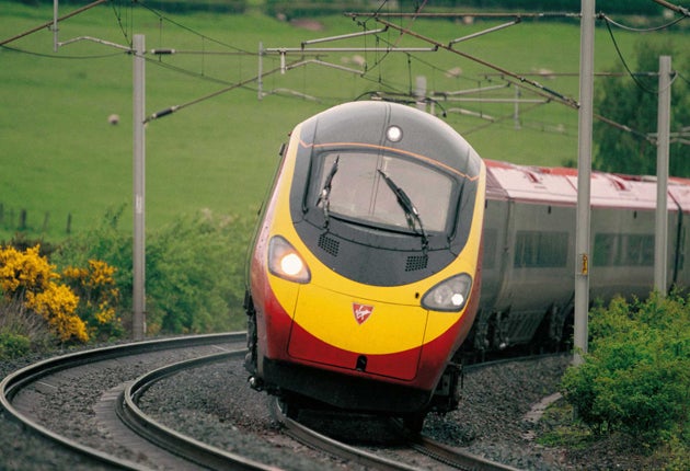 Virgin Trains now runs Anglo-Scottish trains on the East Coast as well as the West (pictured)