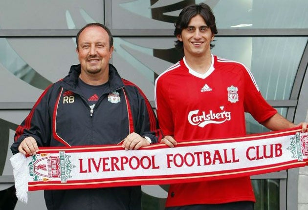 Aquilani (right) is not expected to return from ankle surgery until the end of next month