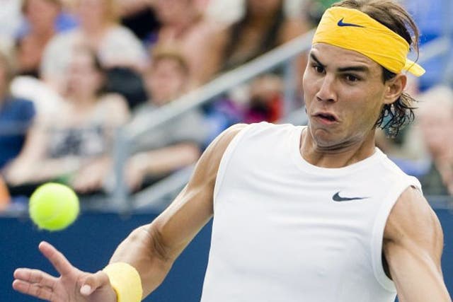 Nadal made his return in Montreal