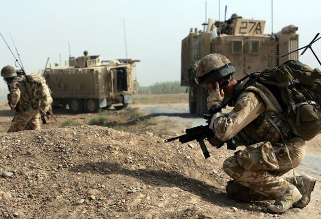 The serviceman disappeared from central Helmand Province in the early hours of this morning