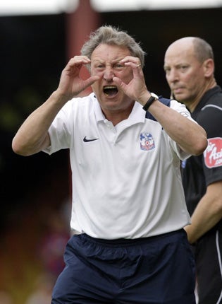Warnock was quite justly furious when his side were refused a goal