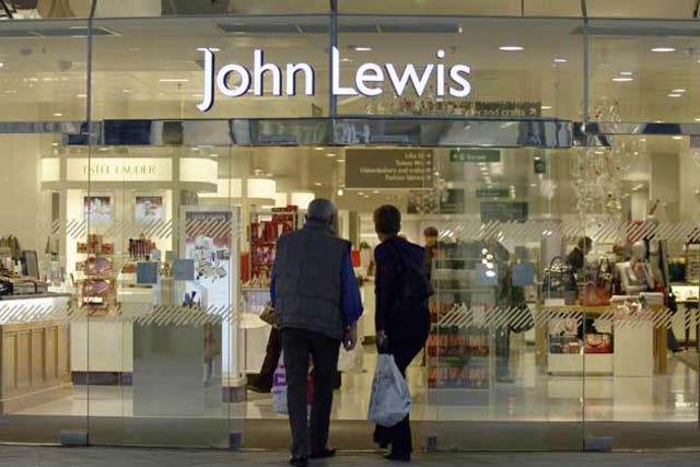 John Lewis is to turn the screws on its rivals Marks &amp; Spencer, Debenhams and House of Fraser by launching its biggest ever advertising campaign on Friday.