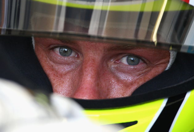 Button has seen his title charge falter
