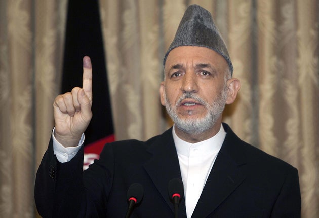 Hamid Karzai accepted the fraud panel finding and endorsed the run-off election.
