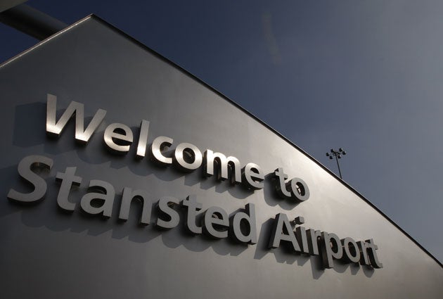 Flights were unable to land at Stansted Airport for several hours today