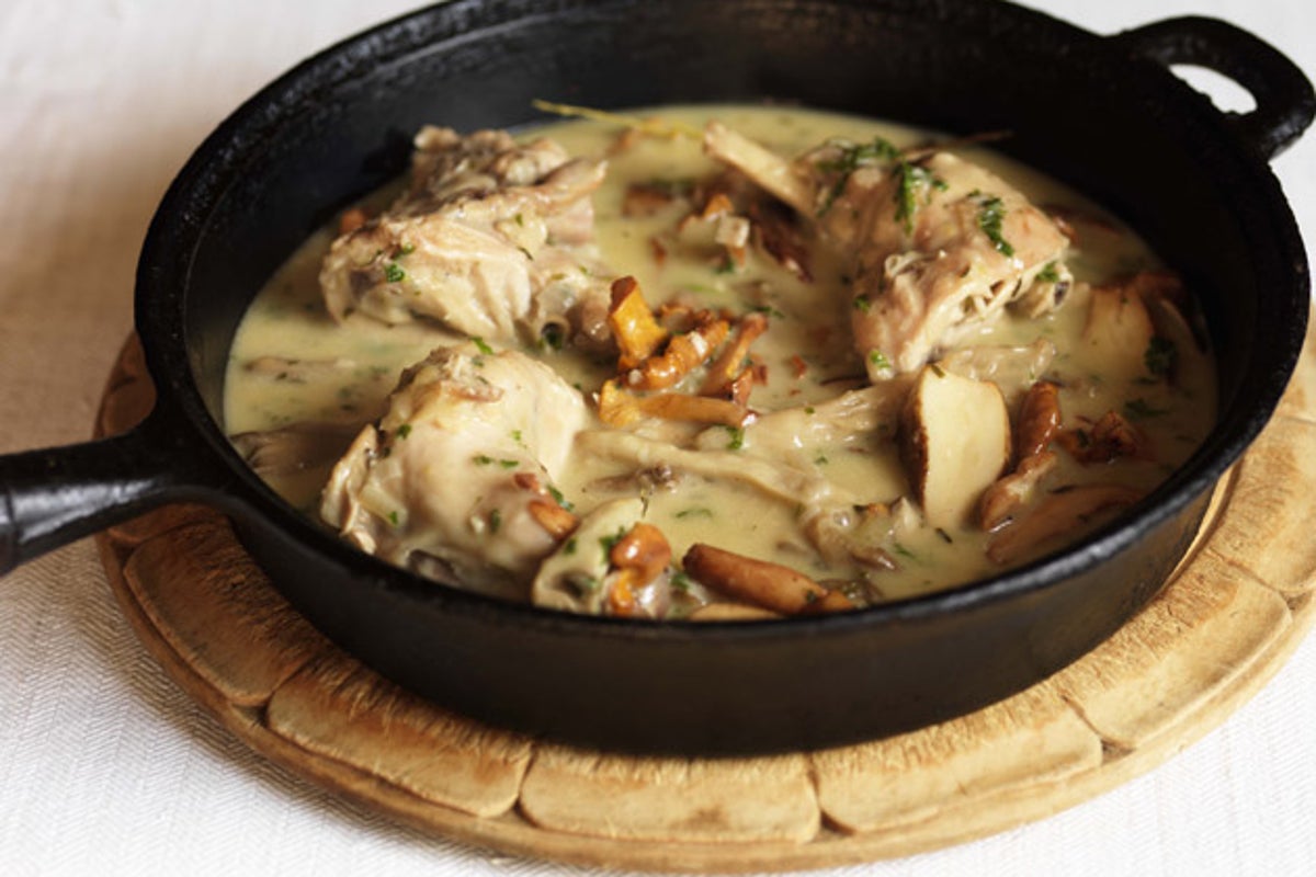 Braised wild rabbit with ceps | The Independent | The Independent