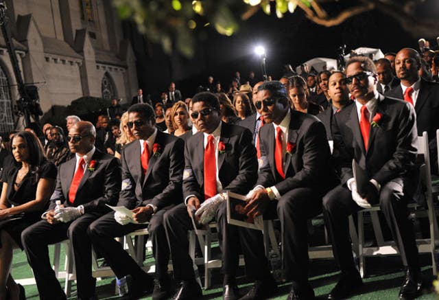 The Jackson Family, Janet Jackson, Randy Jackson, Jackie Jackson, Tito Jackson, Jermaine Jackson and Marlon Jackson 