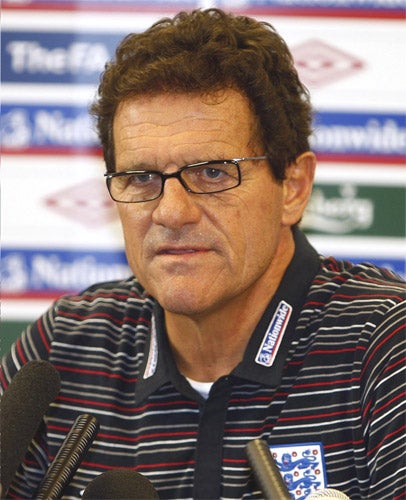 Capello will allow the players strict access to loved ones
