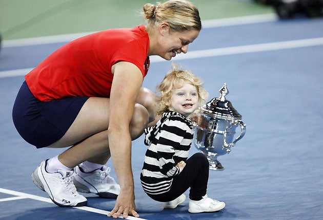 Its no longer childs play for Clijsters The Independent The Independent picture