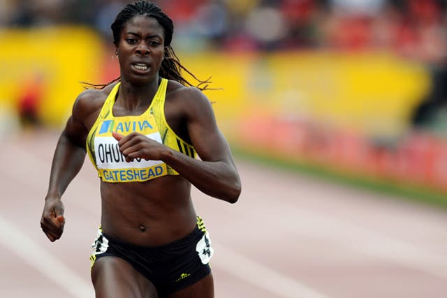 Victoria is the younger sister of Olympic 400m champion Christine Ohuruogu (above)