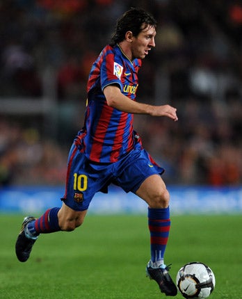 Messi signed a new deal last month to keep him at the Nou Camp until 2016