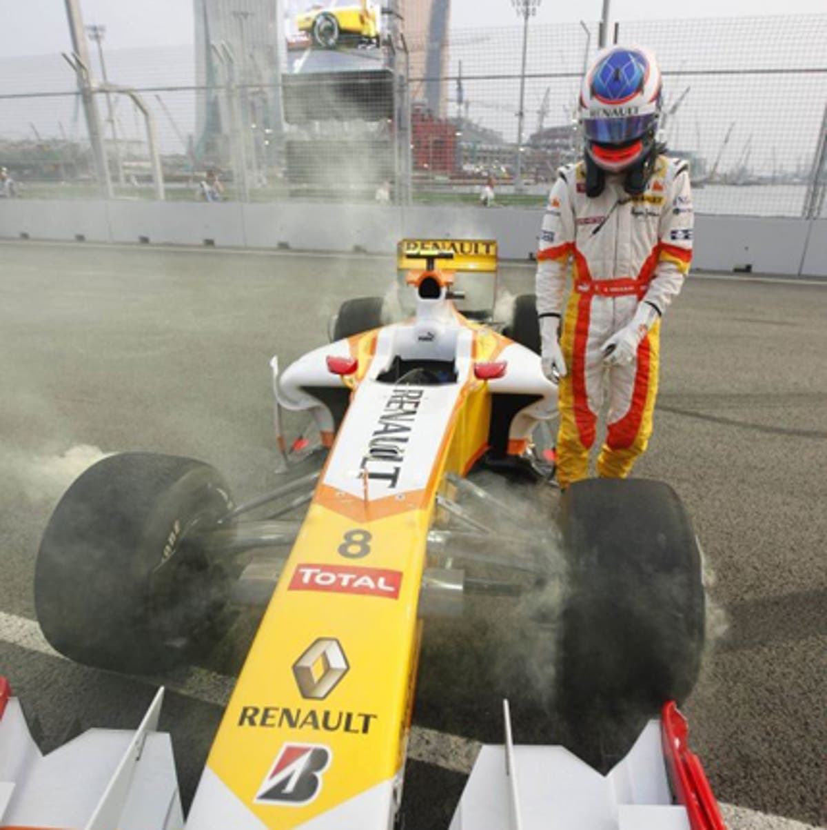 Rookie's crash adds to Renault's embarrassment | The Independent | The