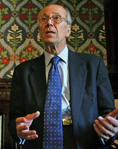 Lord Tebbit: police confirmed today they received a complaint about his behaviour