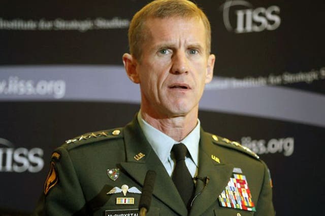 General McChrystal was dismissed this week