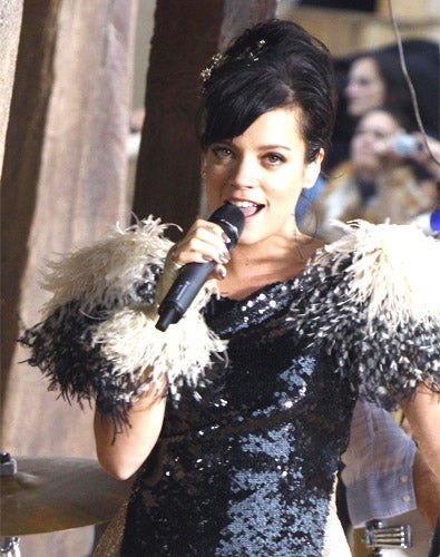 Lily Allen accepted substantial undisclosed libel damages today