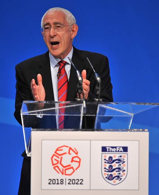 Lord Triesman leads England's World Cup bid