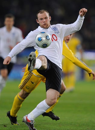 Rooney picked up an injury against Ukraine