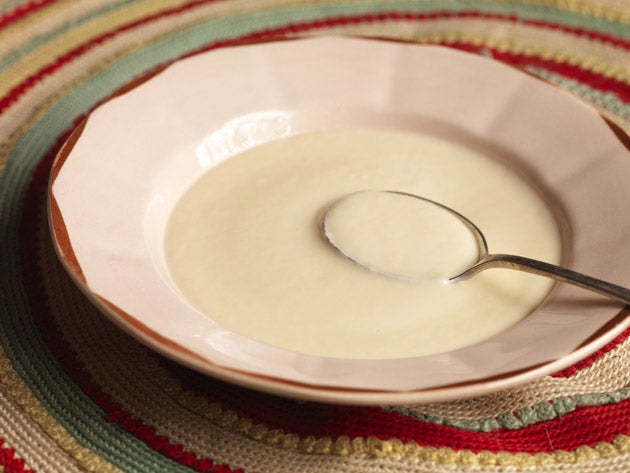 Tart apples and sweet, earthy parsnips are a perfect marriage in a soup